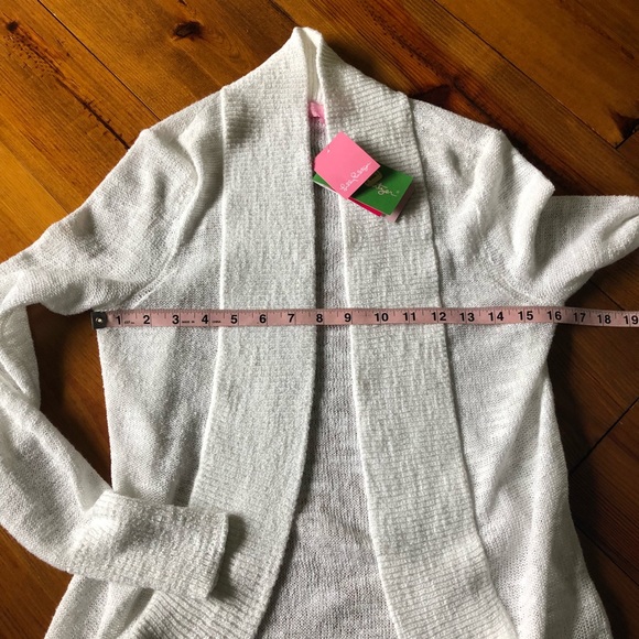 NWT Lilly Pulitzer White Amalie Cardigan XS - Picture 5 of 8